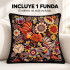 Fundas de Almohadón ZAL 50 x 50 cm Pack x2 Negro