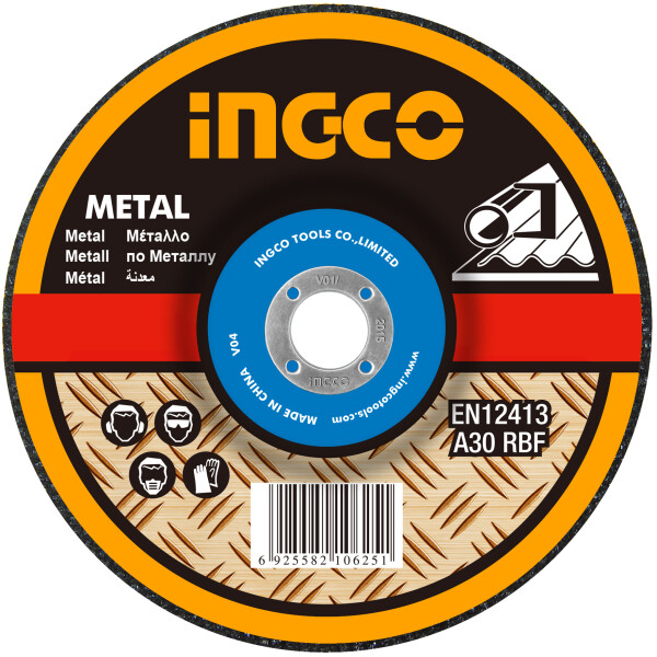 DISCO ABRASIVO DESBASTE 7´´ X 6MM INGCO DISCO ABRASIVO DESBASTE 7´´ X 6MM INGCO