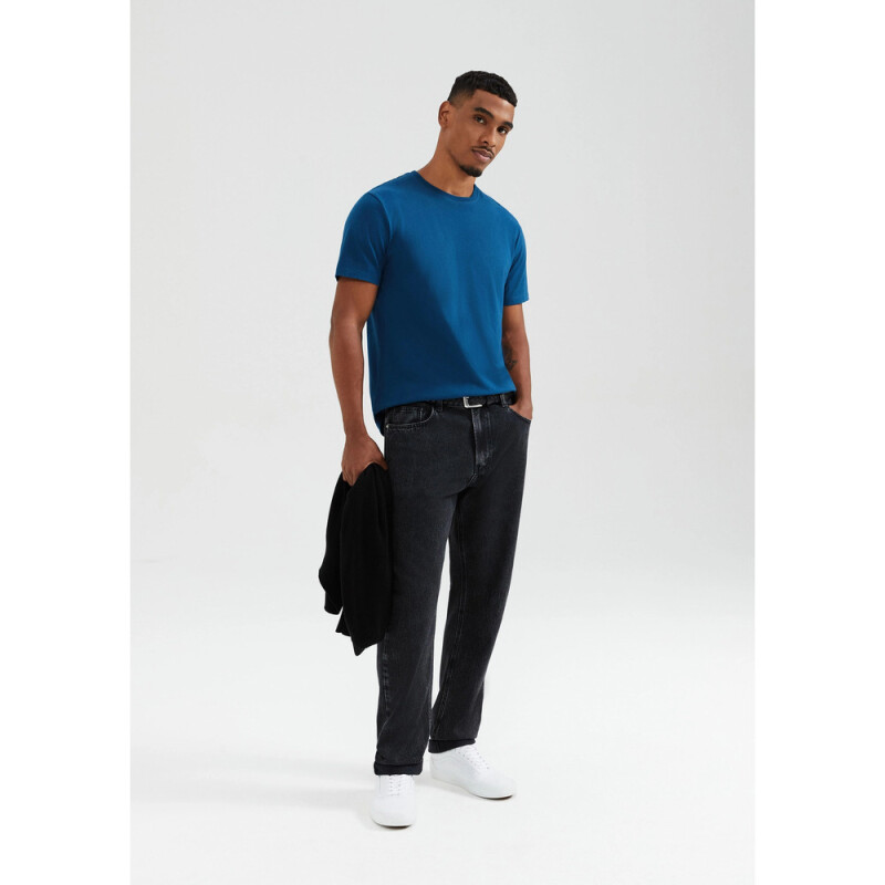 CAMISETA MM MASC AZUL ESCURO