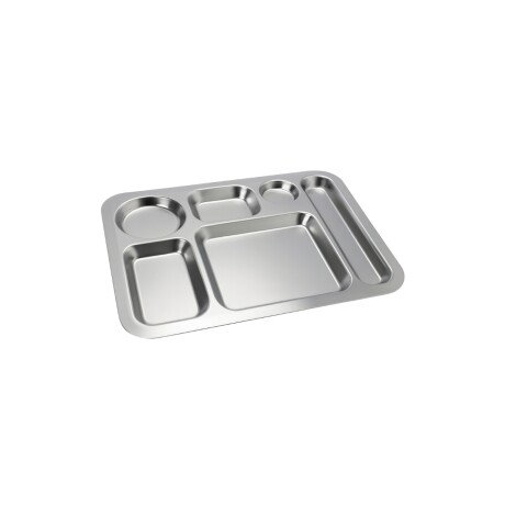 Bandeja de Acero Inoxidable 40 x 29 cm con Reparticiones Bandeja de Acero Inoxidable 40 x 29 cm con Reparticiones