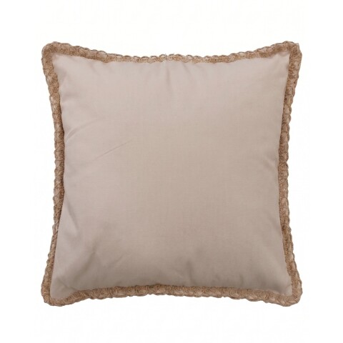 COJIN CUAD BEIGE 42X42CM Unica