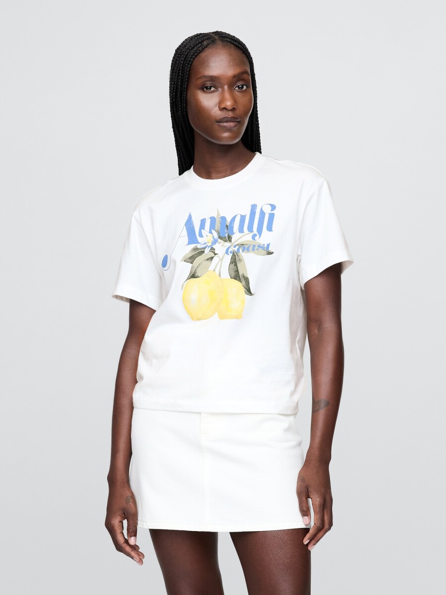 Remera Gráfico Mujer - New Off White 
