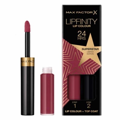 Labial Líquido Max Factor Lipfinity Lip Colour N°86 Superstar Labial Líquido Max Factor Lipfinity Lip Colour N°86 Superstar