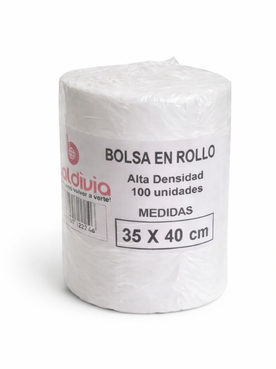 BOLSAS RESIDUOS EN ROLLO - 35x40cm - blanco 