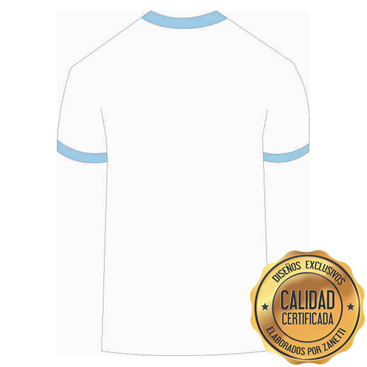 Lámina Uruguay - Camiseta Blanca Dorso 