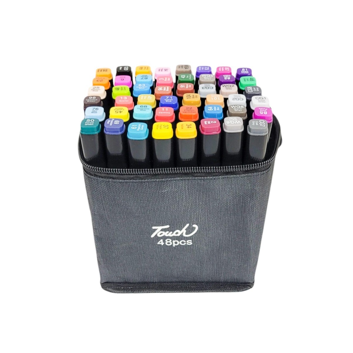 SET DE 48 MARCADORES CON DOBLE PUNTA 