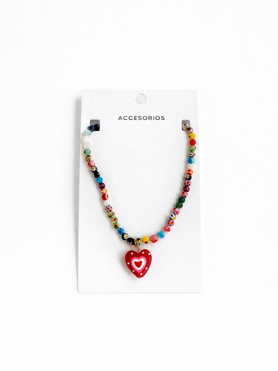 COLLAR CORAZOON - MULTICOLOR 