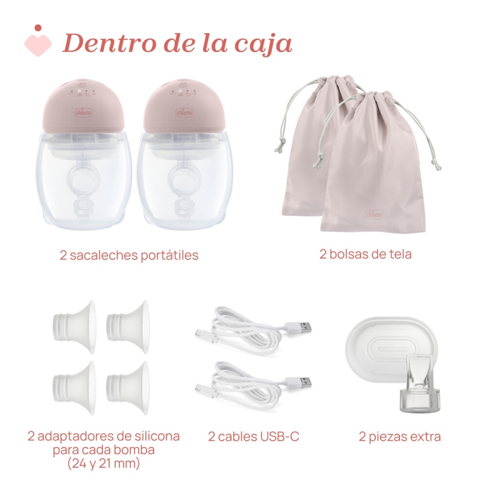 Extractor electrico doble manos libres CHICCO Extractor electrico doble manos libres CHICCO
