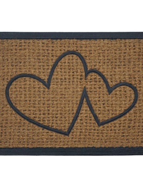 FELPUDO COCO/GOMA 40X60CM H.1CM CORAZONES FELPUDO COCO/GOMA 40X60CM H.1CM CORAZONES