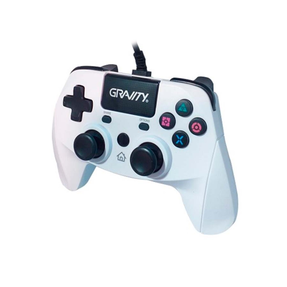 GRA-018 PS4/PC Wired Gamepad - Gris 