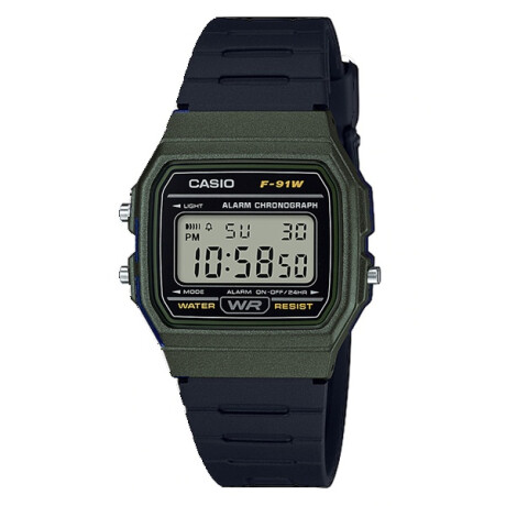 Reloj CASIO F91WM-3ADF en Resina Negro Esfera 35mm 0