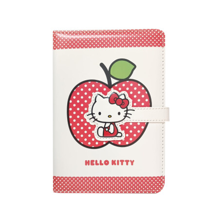 Cuaderno acolchonado Hello Kitty rojo