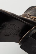 Bota Texana Mediana NEGRO Y CRUDO
