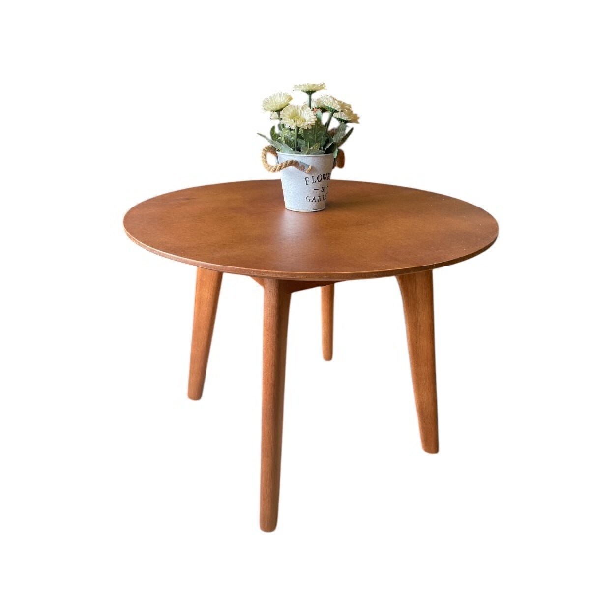 Mesa de living redonda nordica 65cm 
