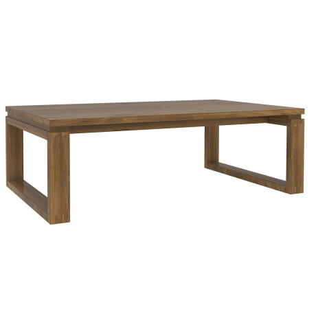 MESA RATONA CENTRAL MADERA MARRON CRAFT CASTAÑO