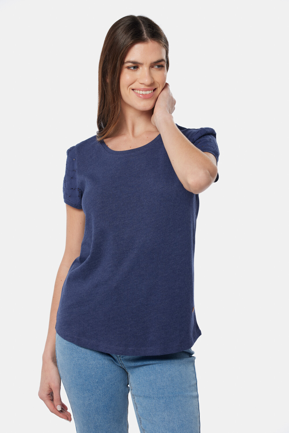 REMERA LISA Azul