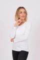 Camiseta Manga Larga Blanco