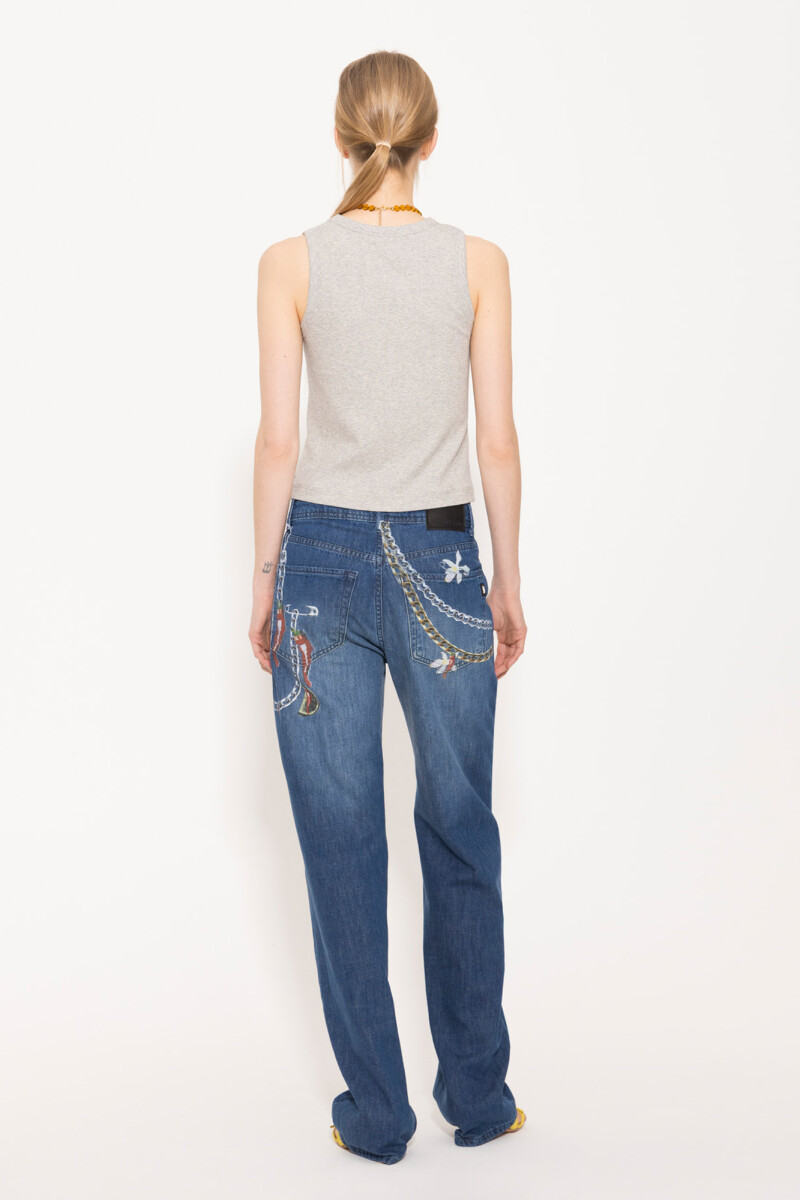 JEANS STRAIGHT CHILLY Azul