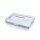 Recipiente Plástico para Pasteleria con Bandeja AZUL