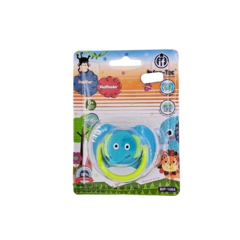 Chupete c/tapa 0+m Infan-Tec Elefante