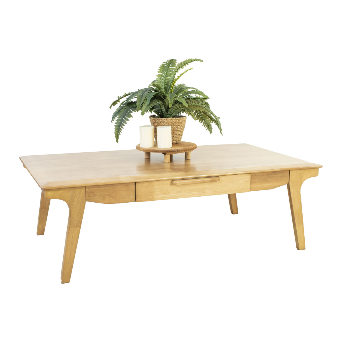 MESA RATONA CENTRAL - MADERA NATURAL-BEIGE ELLIE NATURAL 