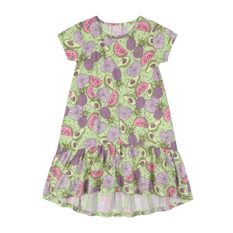Vestido Frutas Verde chico