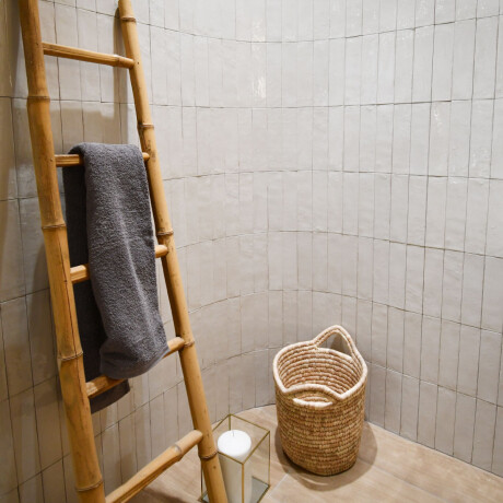 Porcelanato Tipo Brick Blanco Brillo 6x24 Pared BLANCO