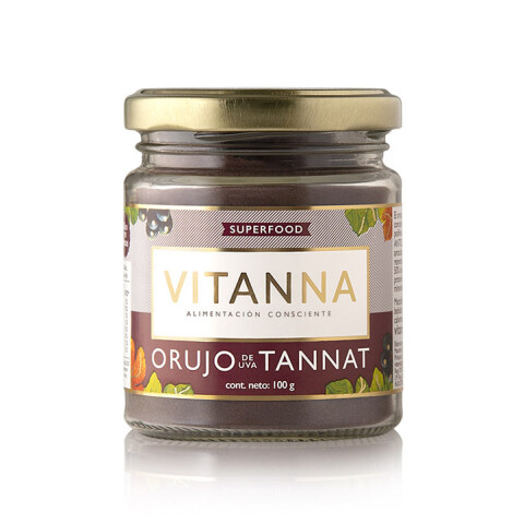 Orujo de uva Tannat super alimento Vitanna 100 g