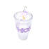 Vaso de vidrio c/sorbito 450ml 3 colores (HA113) Vaso De Vidrio C/sorbito 450ml 3 Colores (ha113)