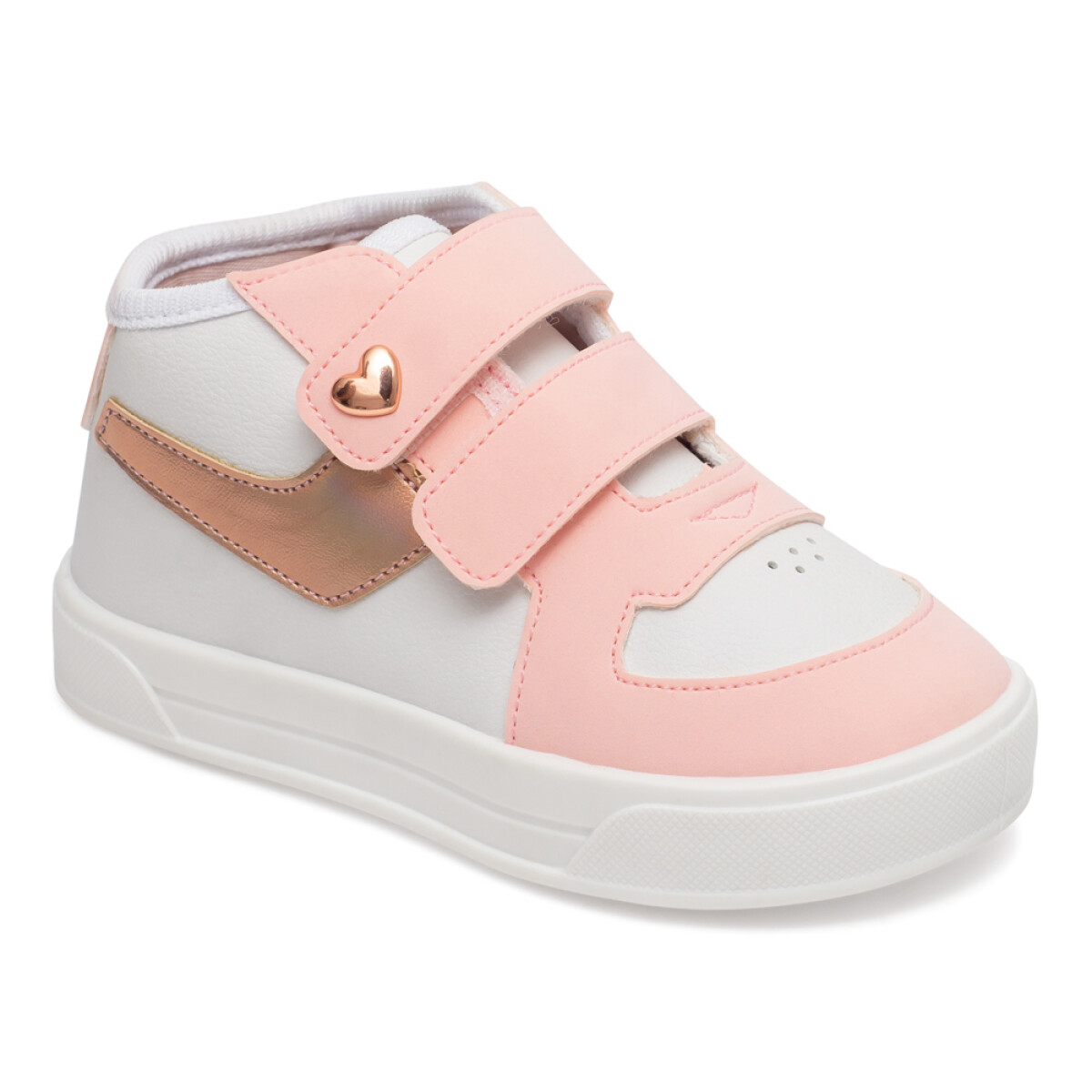 Botita Sport Con Velcro Rosa Pastel 