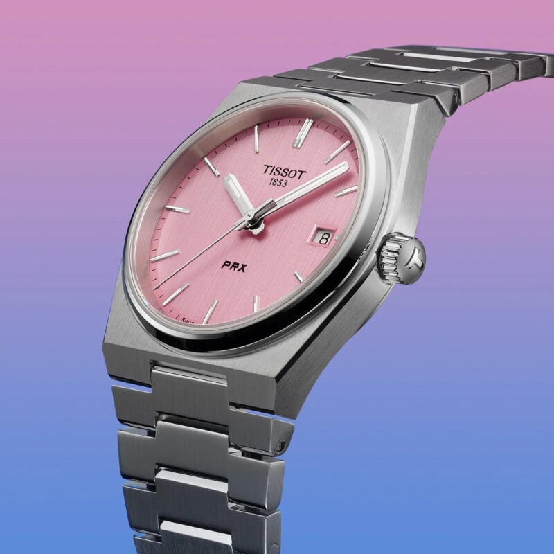 Reloj Tissot PRX T1372101103100 35mm Rosa