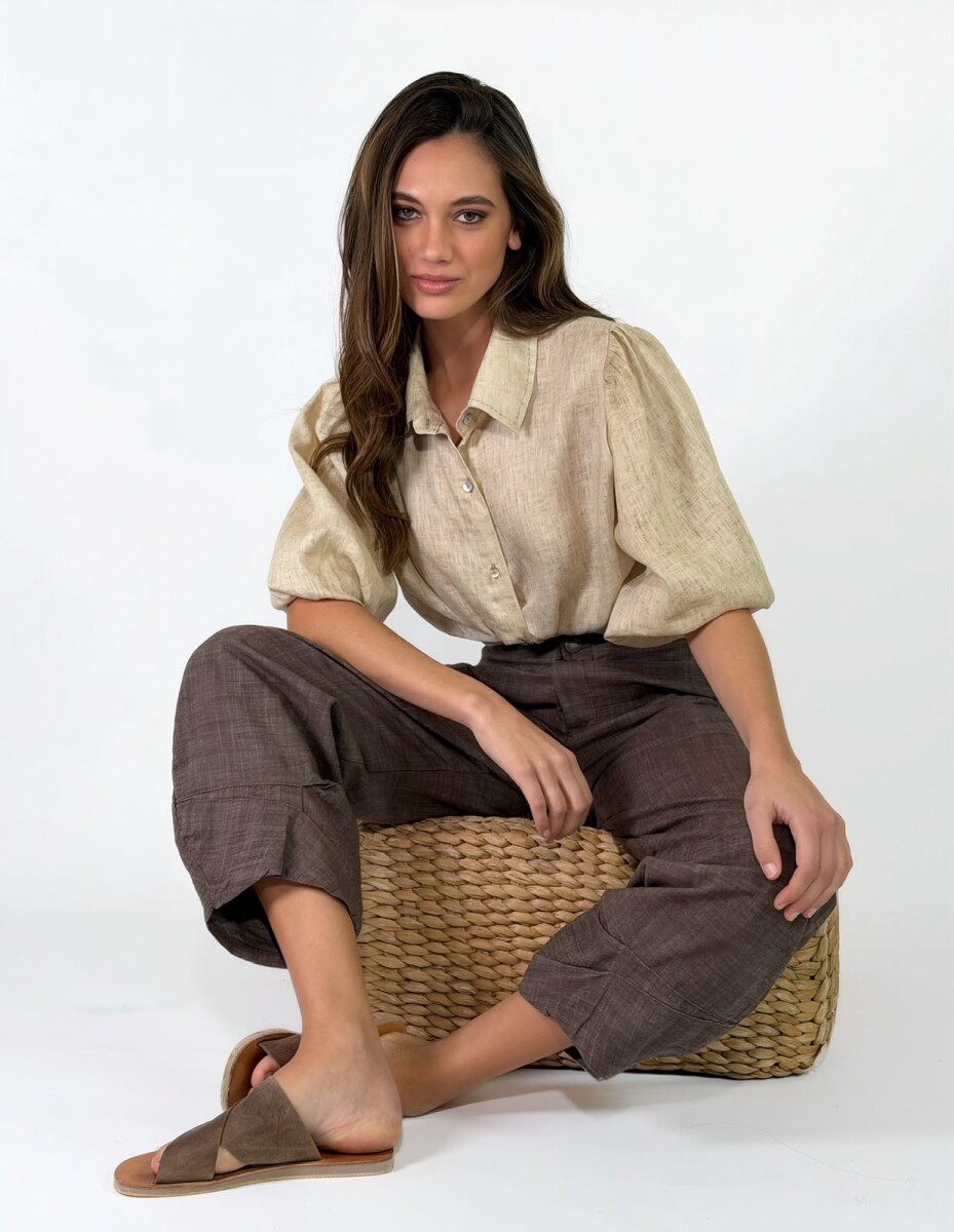 PANTALON NAIA - MARRON 