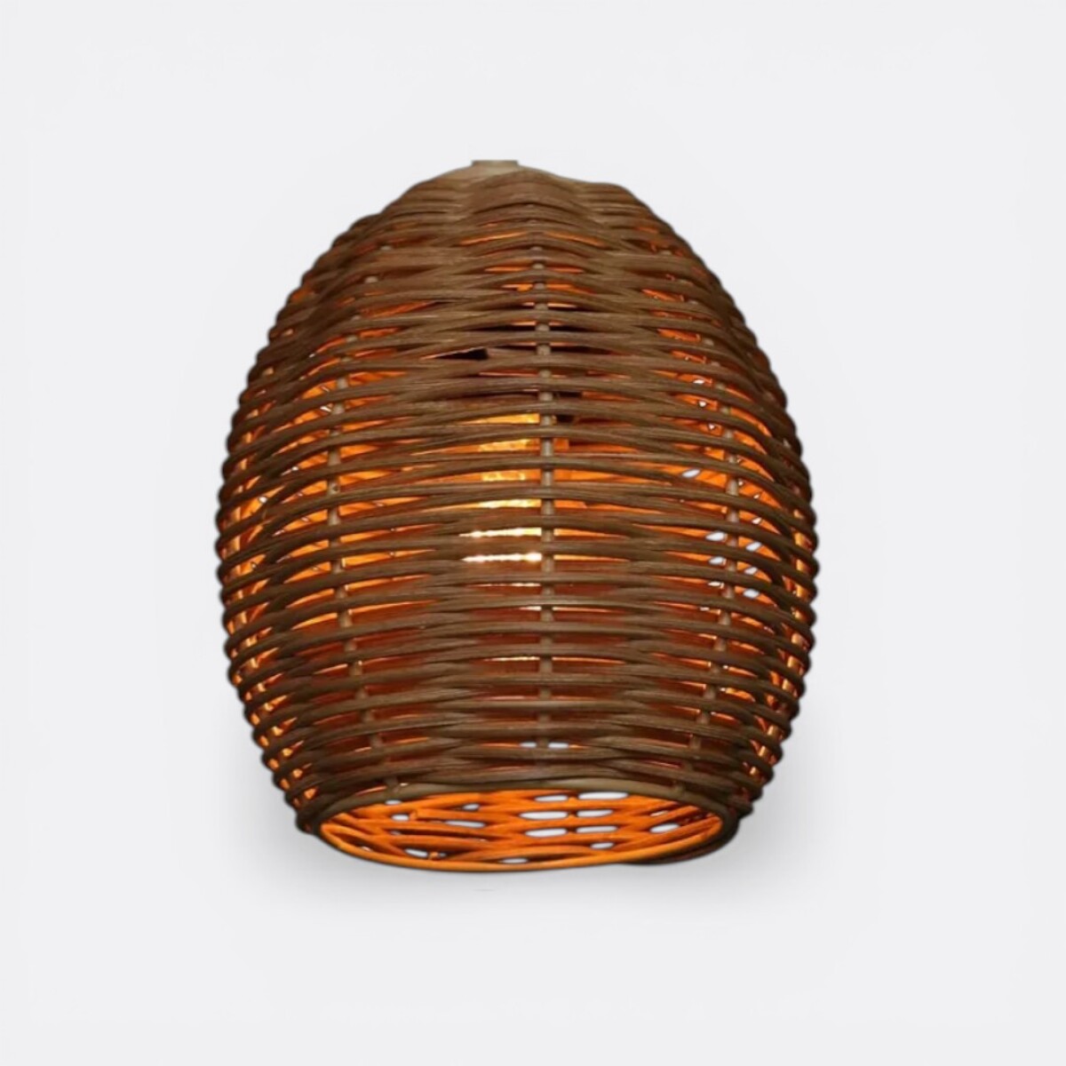 Pantalla Lámpara De Techo Rattan 