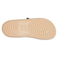 Ojotas Crocs Classic Flip Printed Marrón