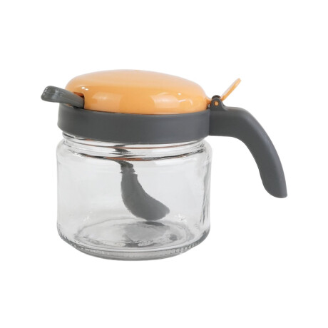 Especiero Herevin de vidrio con cuchara de plastico 300cc Especiero Herevin de vidrio con cuchara de plastico 300cc