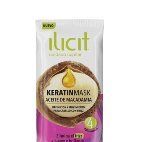 CREMA TRATAMIENTO CAPILAR ILICIT KERATINMASK SACHET 40 ML MACADAMIA CREMA TRATAMIENTO CAPILAR ILICIT KERATINMASK SACHET 40 ML MACADAMIA