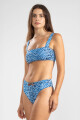 EMMA TOP Feline Blue