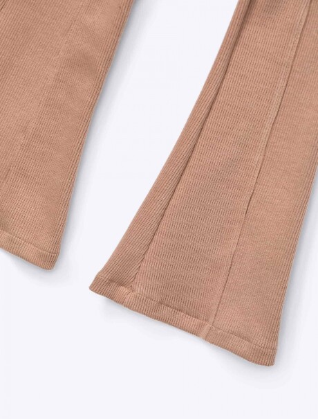 PANTALÓN INFANTIL CON ELASTANO BEIGE