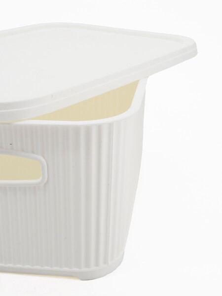 CAJA ORGANIZADORA CON TAPA BLANCO