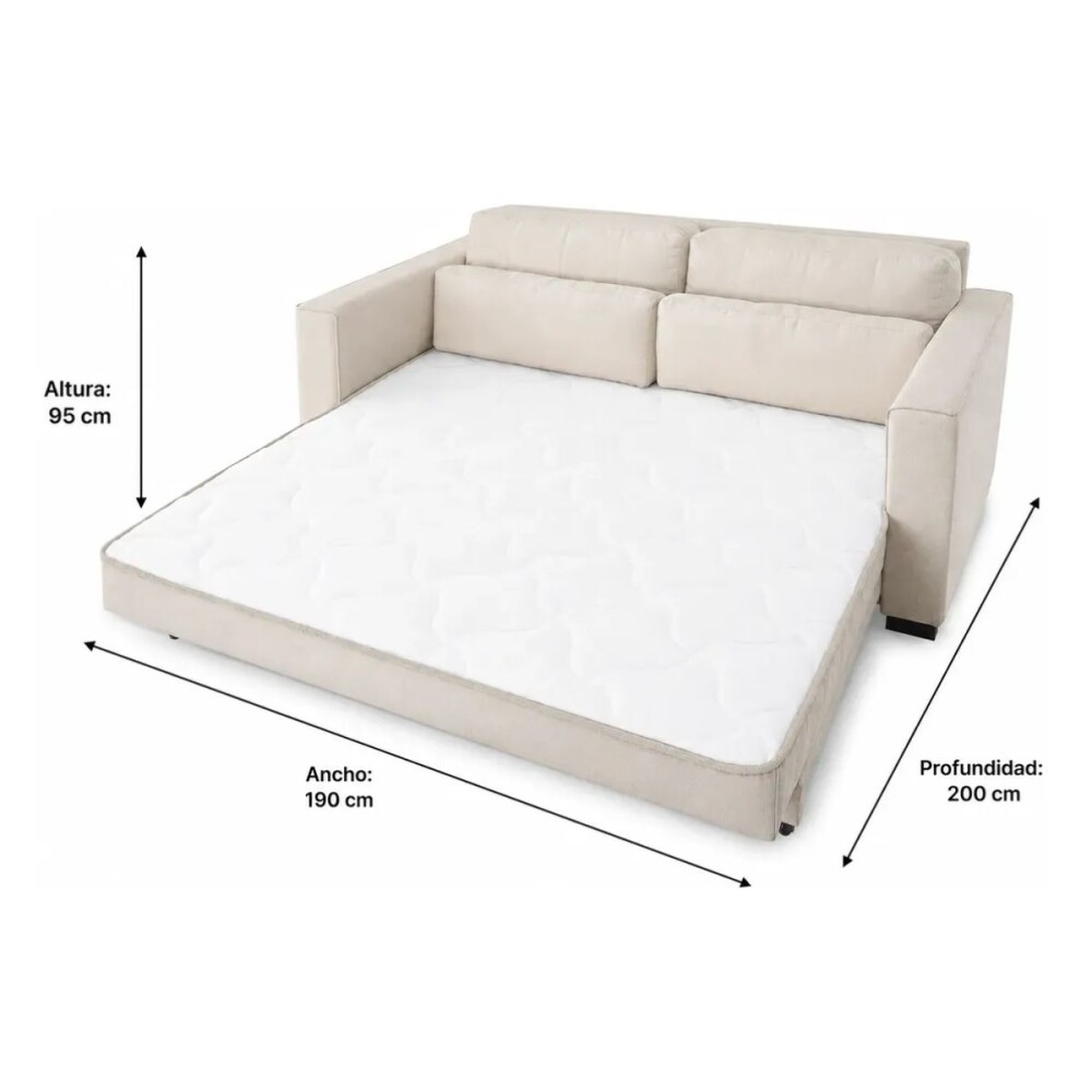 SOFÁ CAMA CASTER QUEEN SOFÁ CAMA CASTER QUEEN