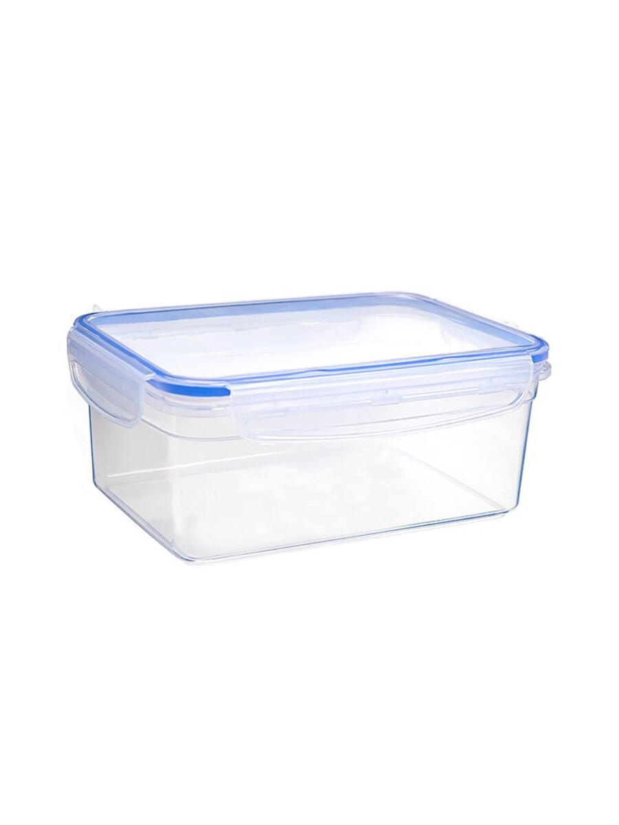 CONTENEDOR C/ TRABAS - TRANSPARENTE 