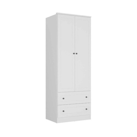 Ropero 2 Puertas y 2 Cajones Americano Plus Blanco 4123 Ropero 2 Puertas y 2 Cajones Americano Plus Blanco 4123