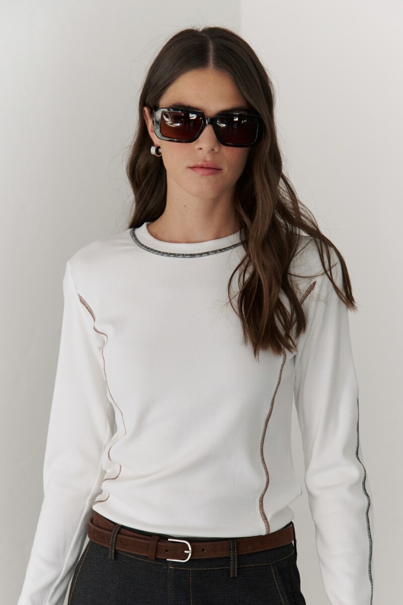 REMERA ESTELA NATURAL