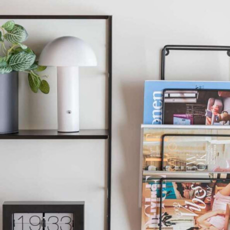 Lámpara de Mesa y Escritorio con Luz Led Tipo Hongo Champiñón Blanco