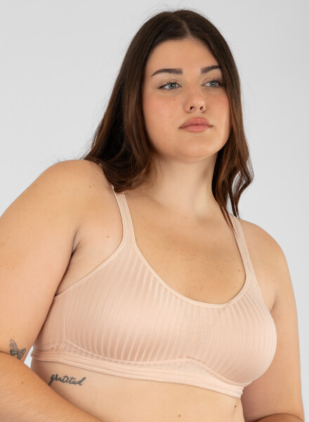 Top triangulo savia Rosa antique