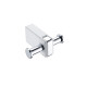 Percha Doble Metal Bai Accesorios De Baño