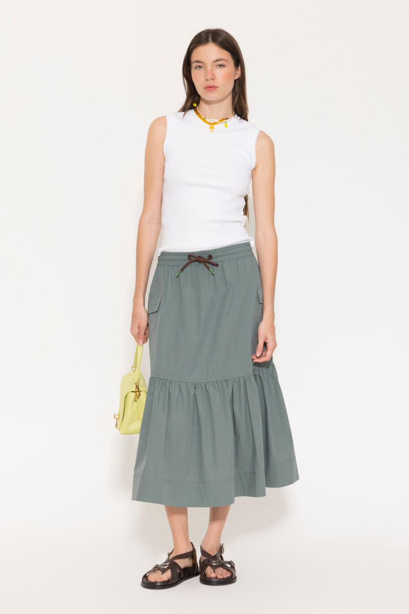 POLLERA JULIA Jungle Petrol