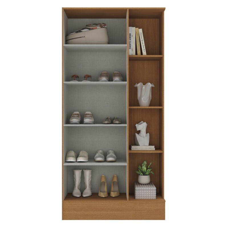 Multiuso Osaka 1 Puerta 4 Estantes c/Espejo Cedro Multiuso Osaka 1 Puerta 4 Estantes c/Espejo Cedro