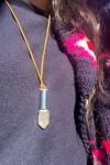 Raw Stone Necklace Traslucido