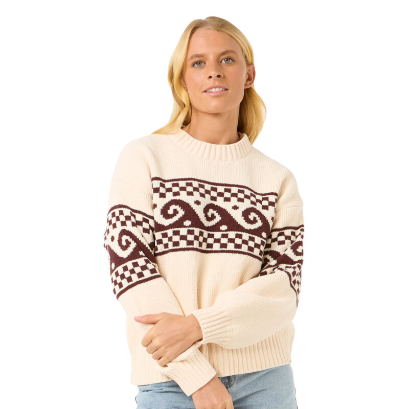 Buzo Rip Curl Soleil Knit - Beige Buzo Rip Curl Soleil Knit - Beige